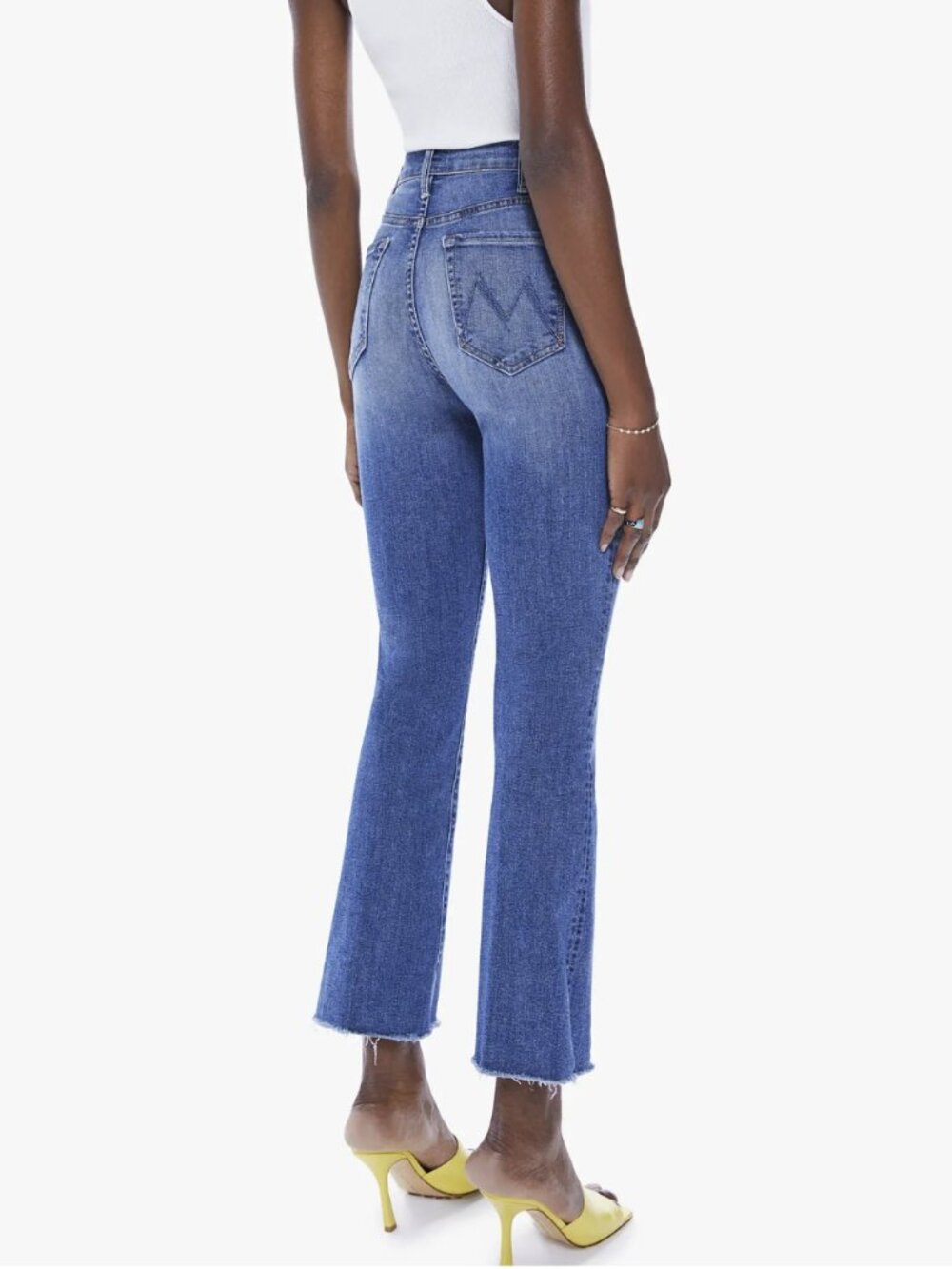 Mother Hustler Ankle Fray Jeans Size 30 - Picture 2 of 9